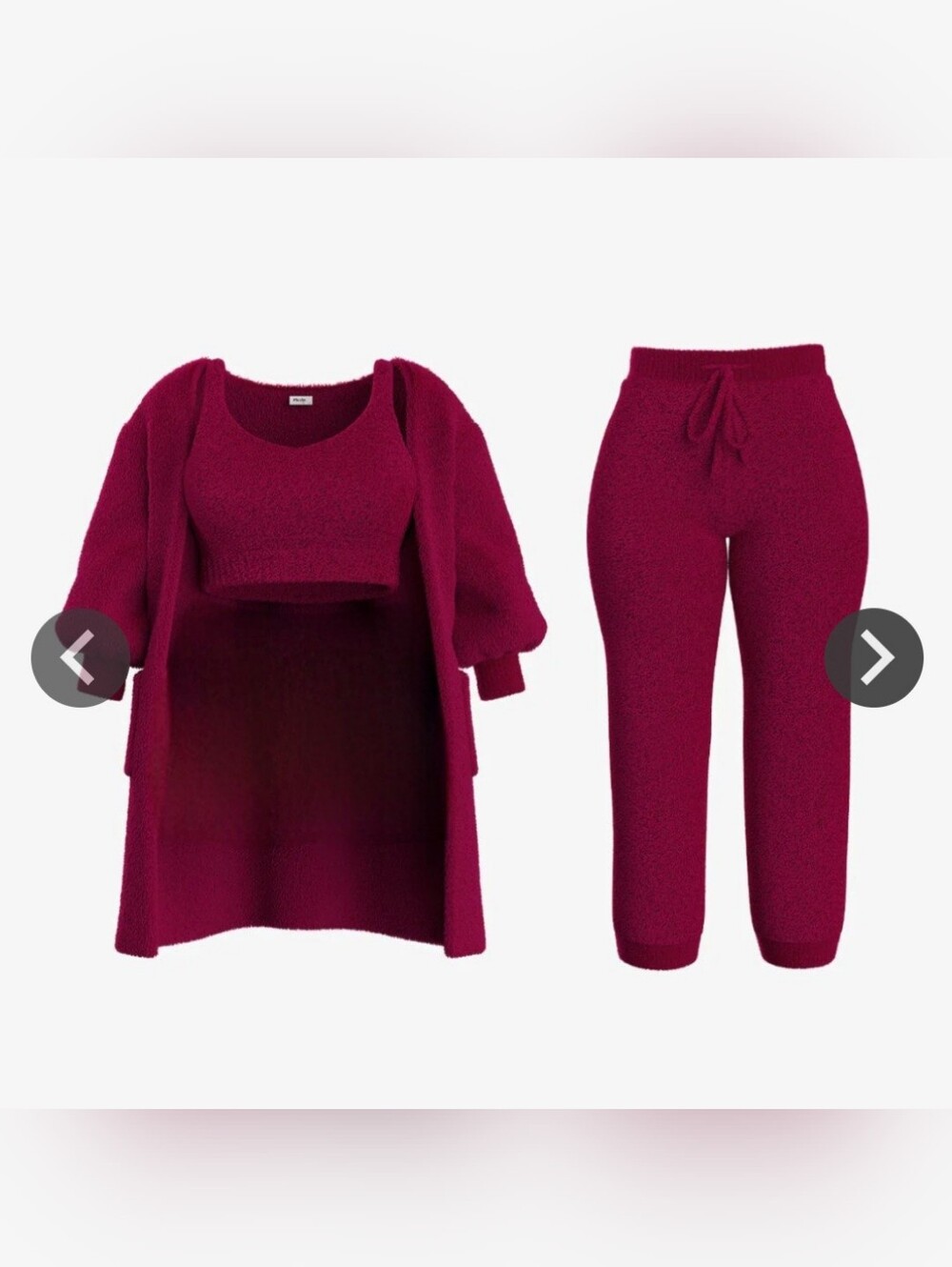 Pleshy Cozy 3pc Loungewear Set